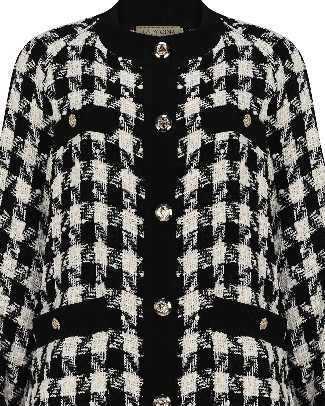 Düğme Detaylı Triko Uzun Hırka