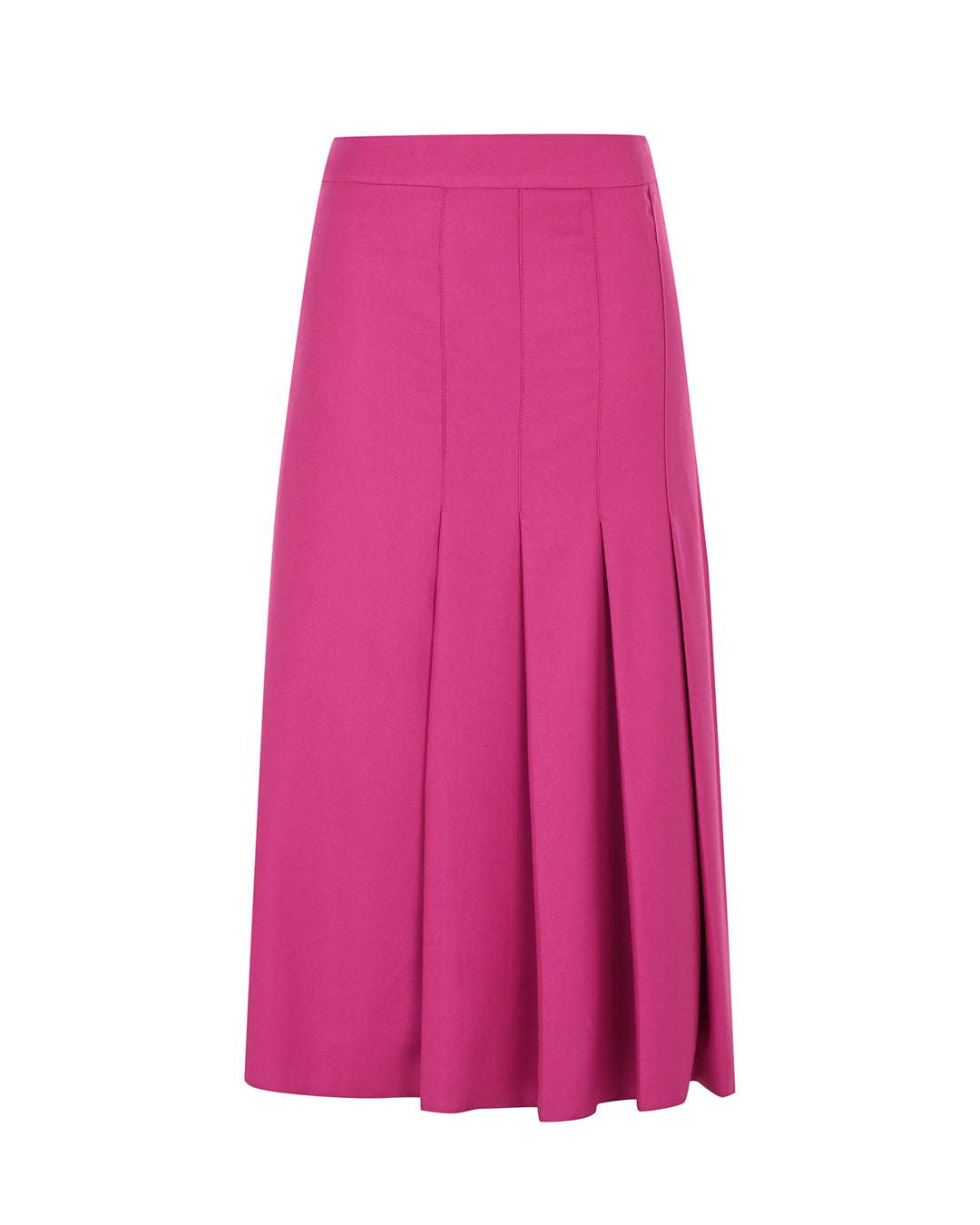 Double-Breasted Collar Button-Front Jacket - Long Skirt Suit