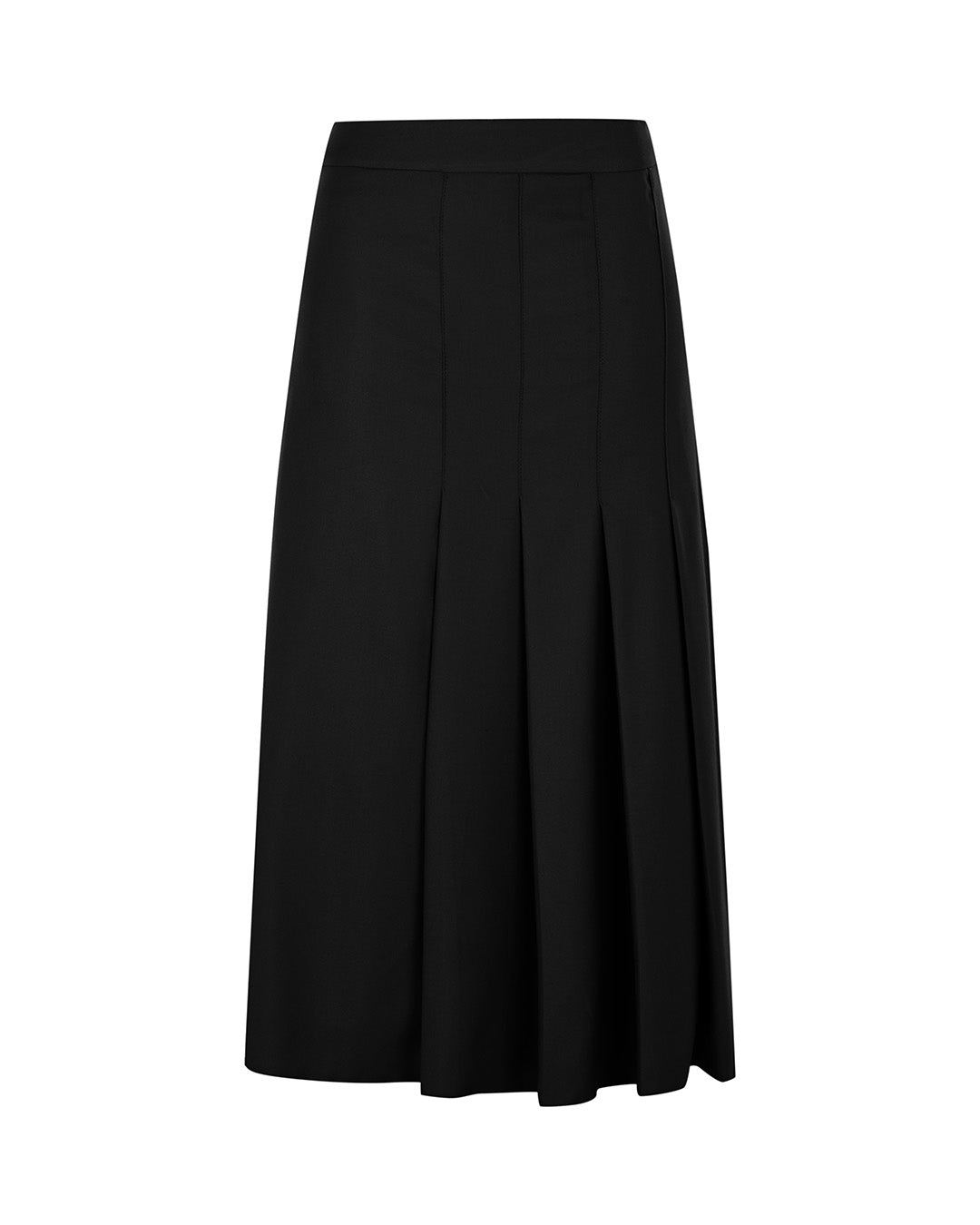 Double-Breasted Collar Button-Front Jacket - Long Skirt Suit