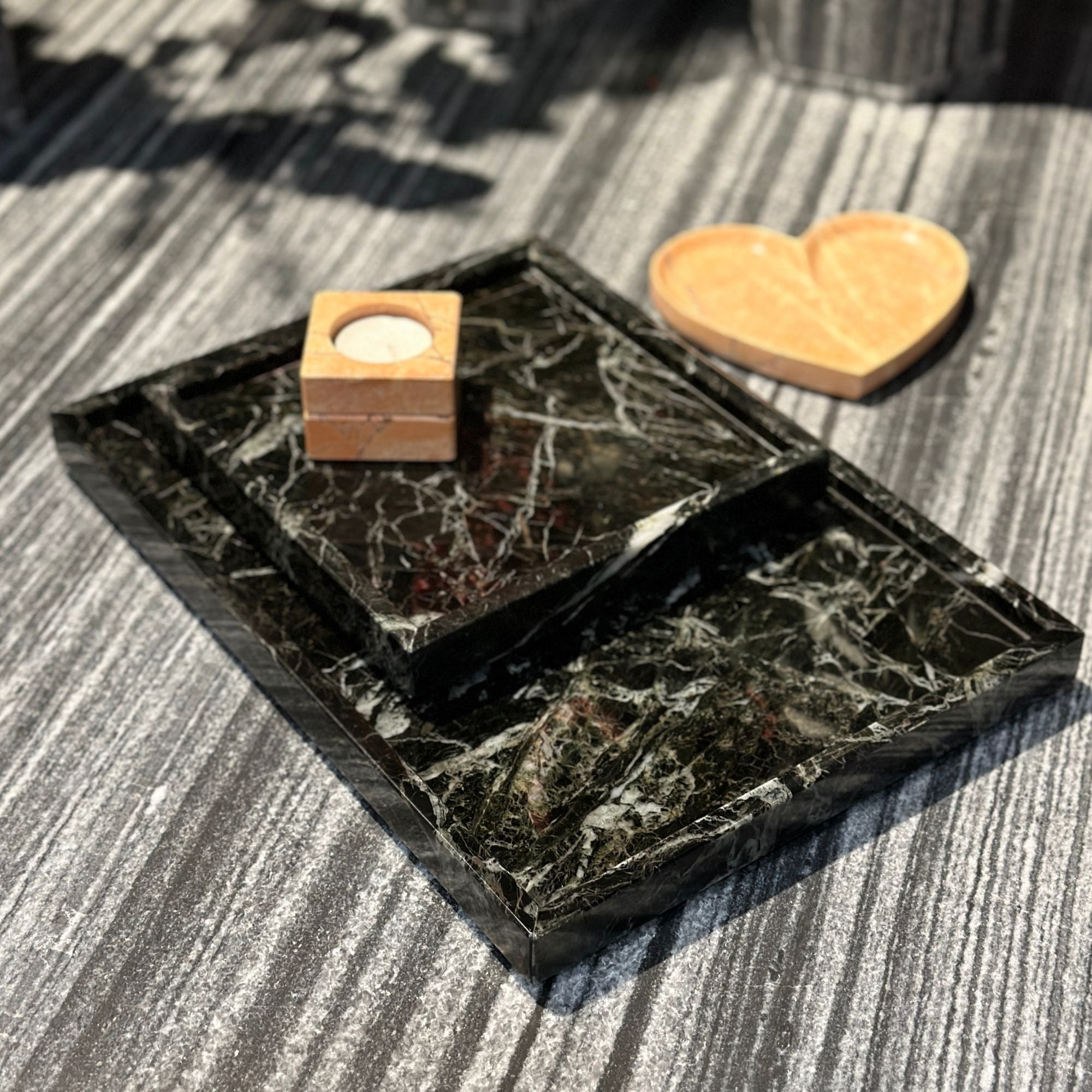 Basic Tepsi Küçük Boy Petrol Yeşili