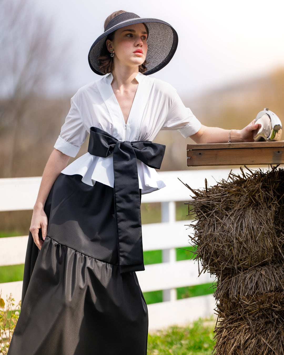 Ön Detay Fermuarlı Gömlek