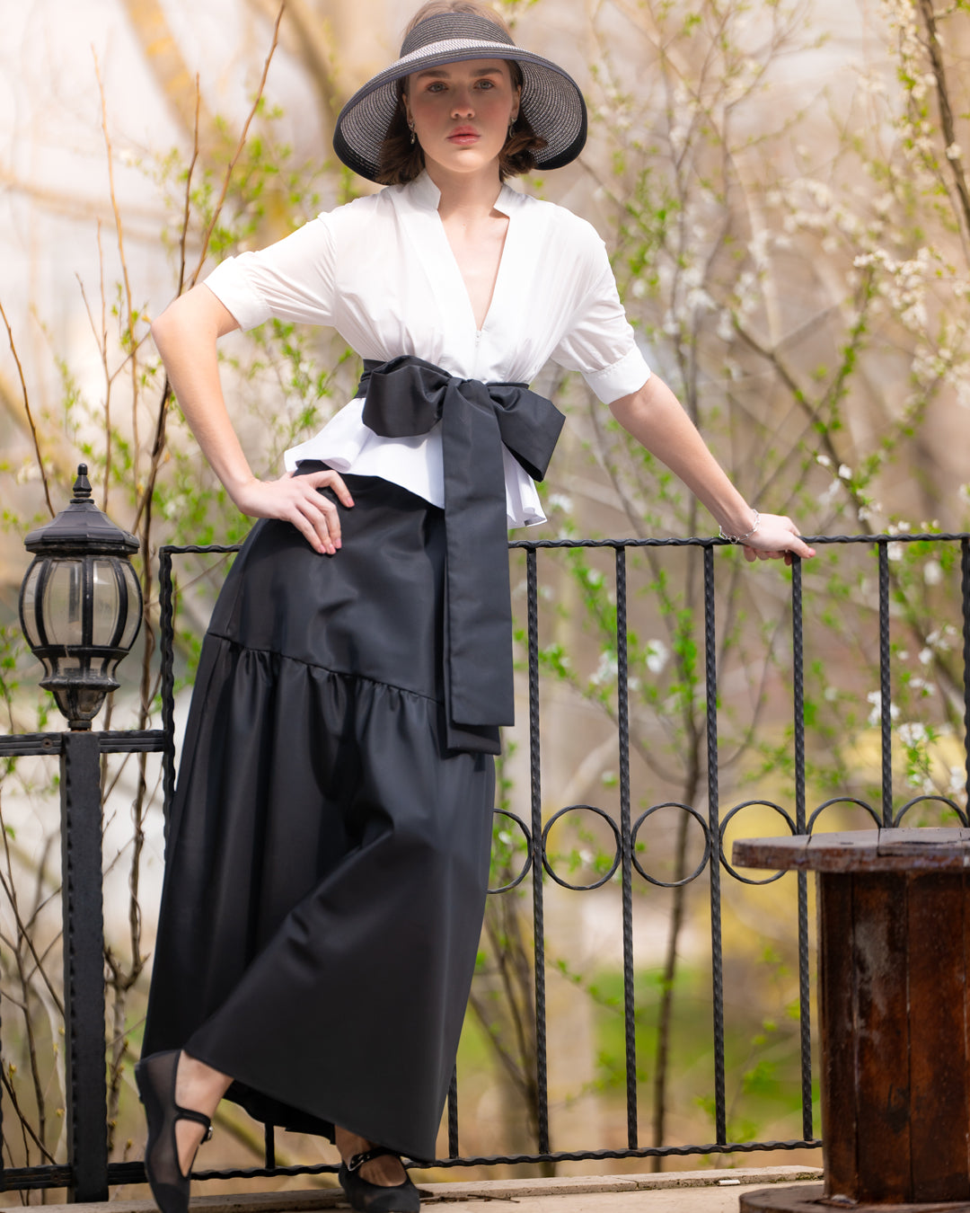 Ön Detay Fermuarlı Gömlek