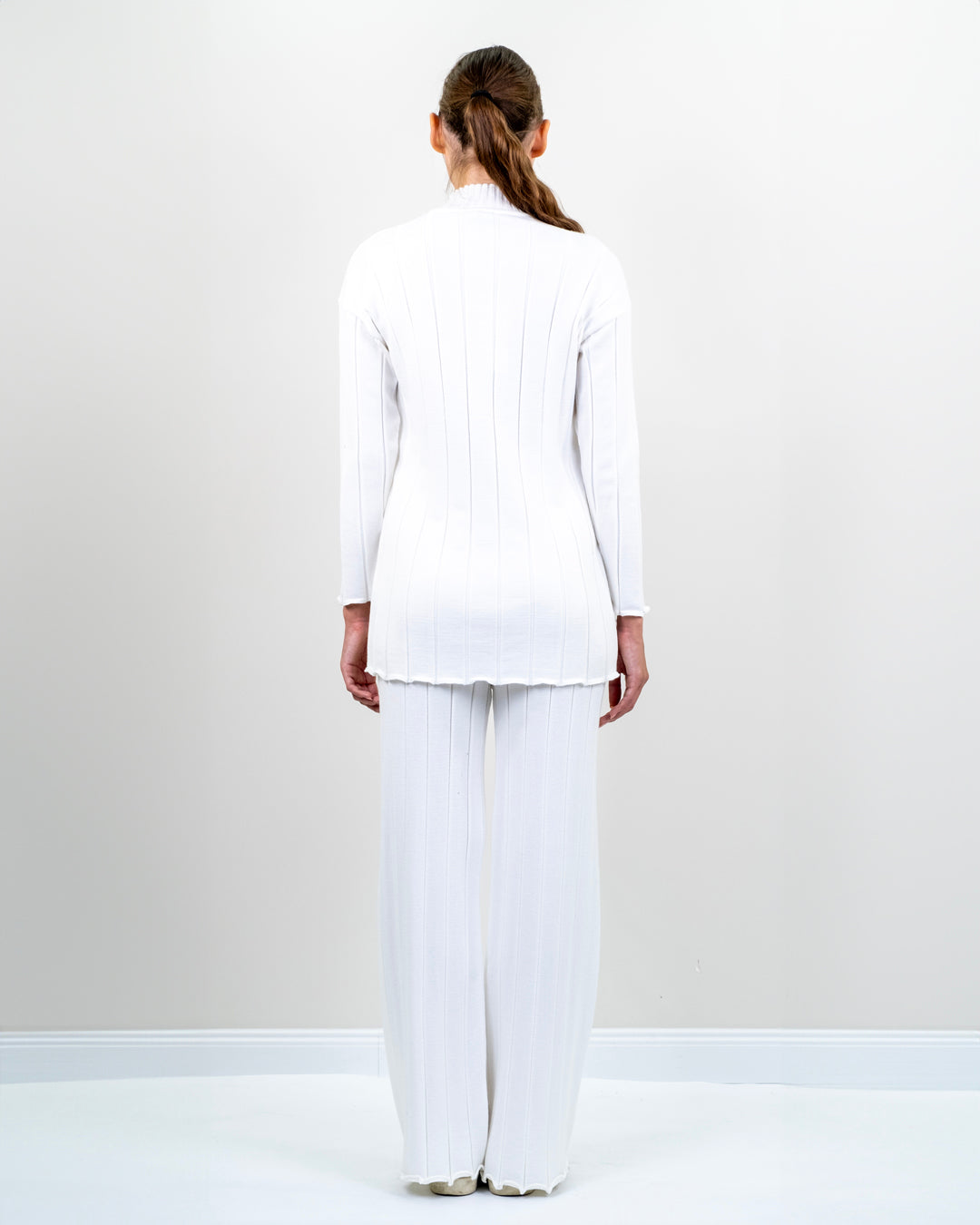 Yarım Balıkçı Yaka Triko Kazak - Pantolon Takım