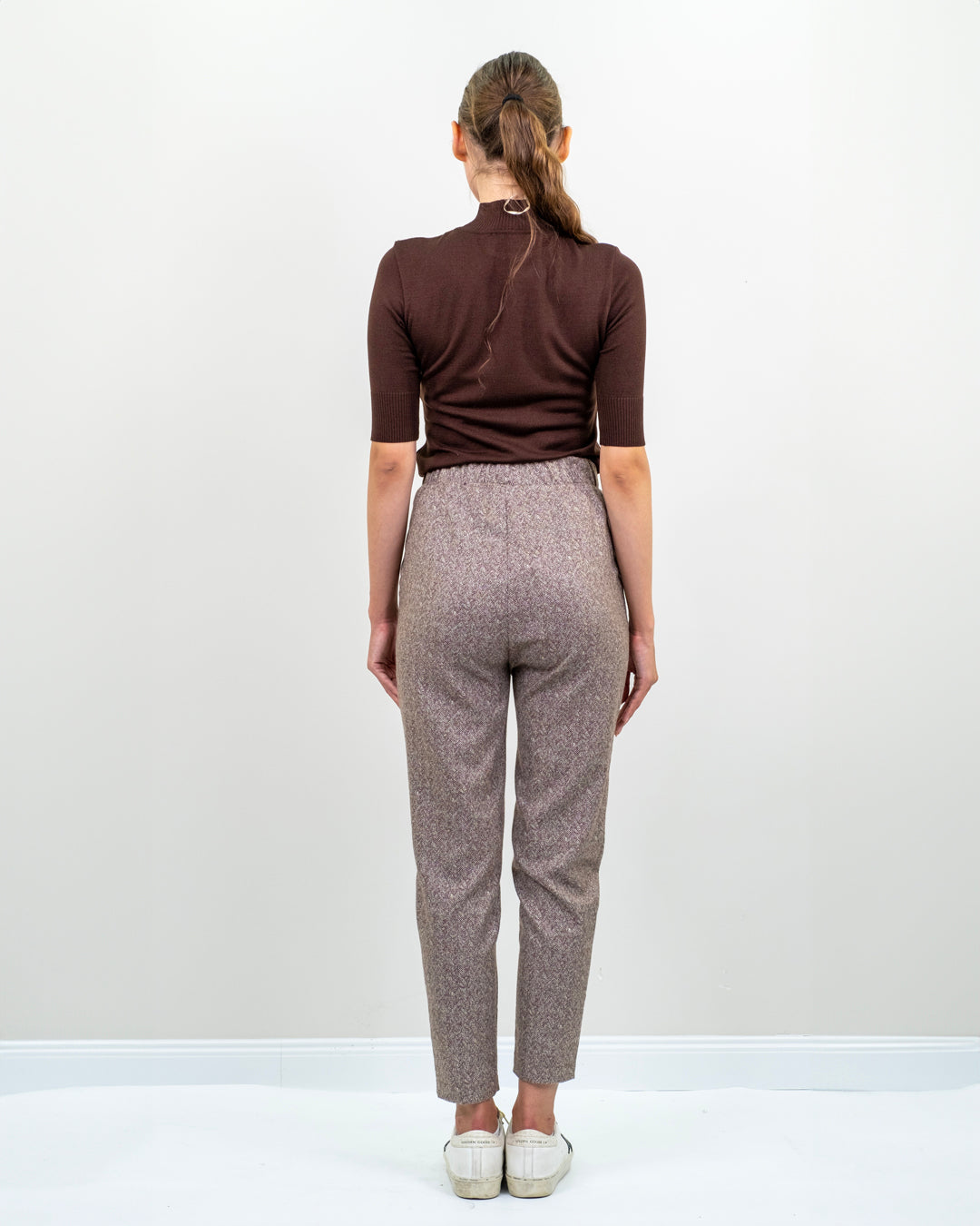 Beli Lastikli Balıksırtı Pantolon