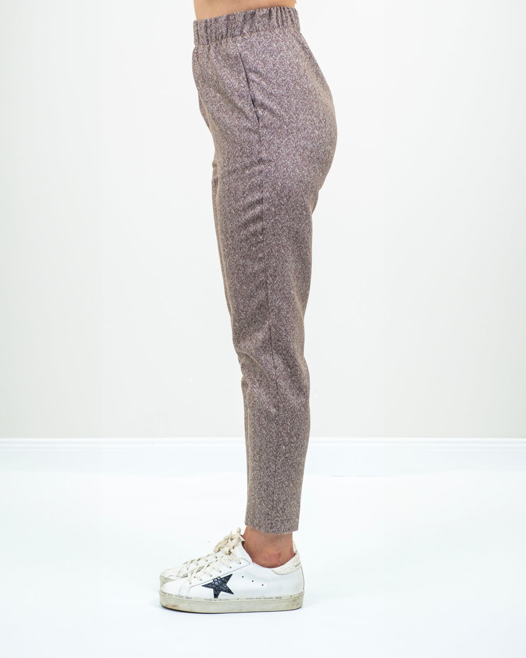 Beli Lastikli Balıksırtı Pantolon