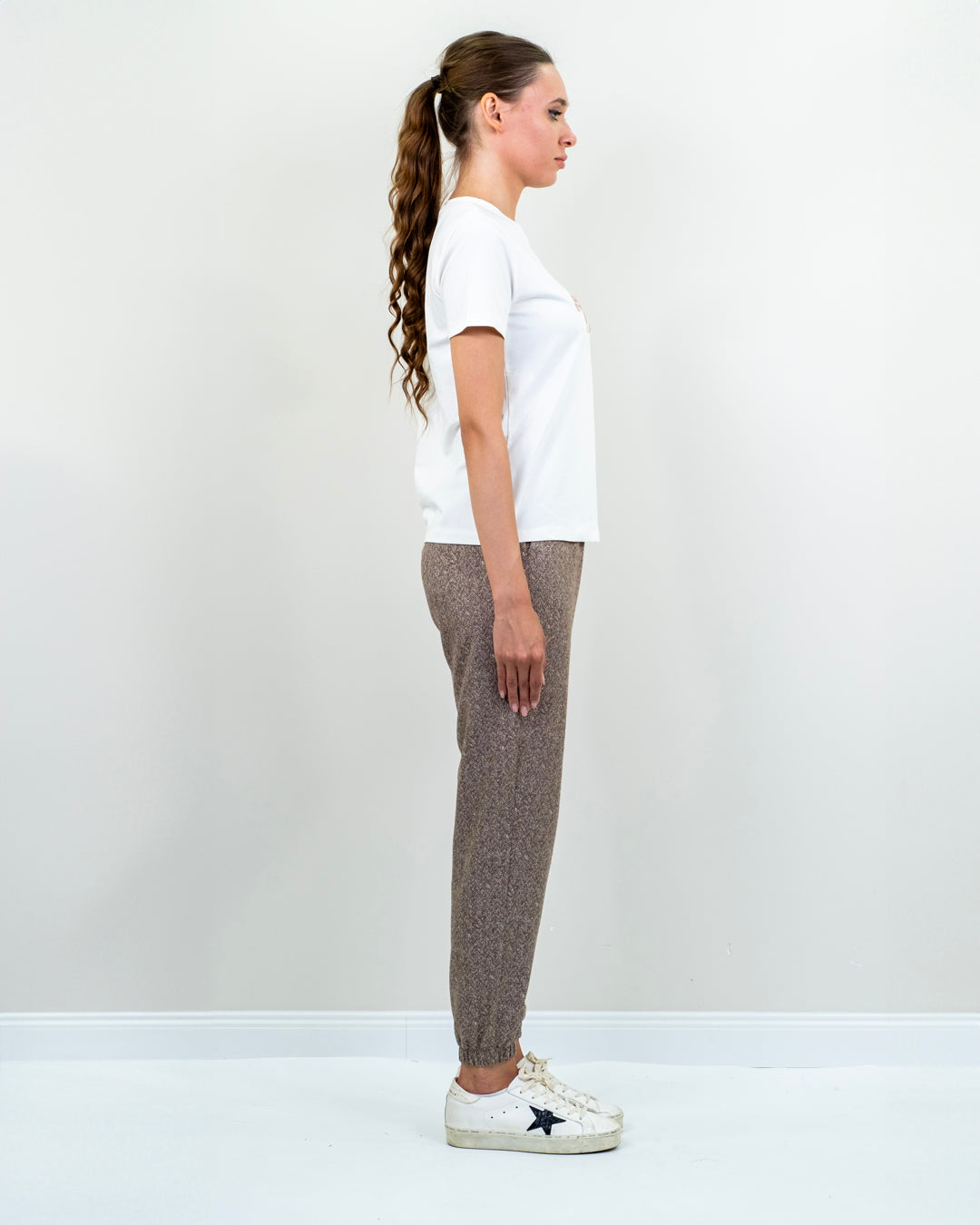 Beli ve Paçası Lastikli Balıksırtı Pantolon