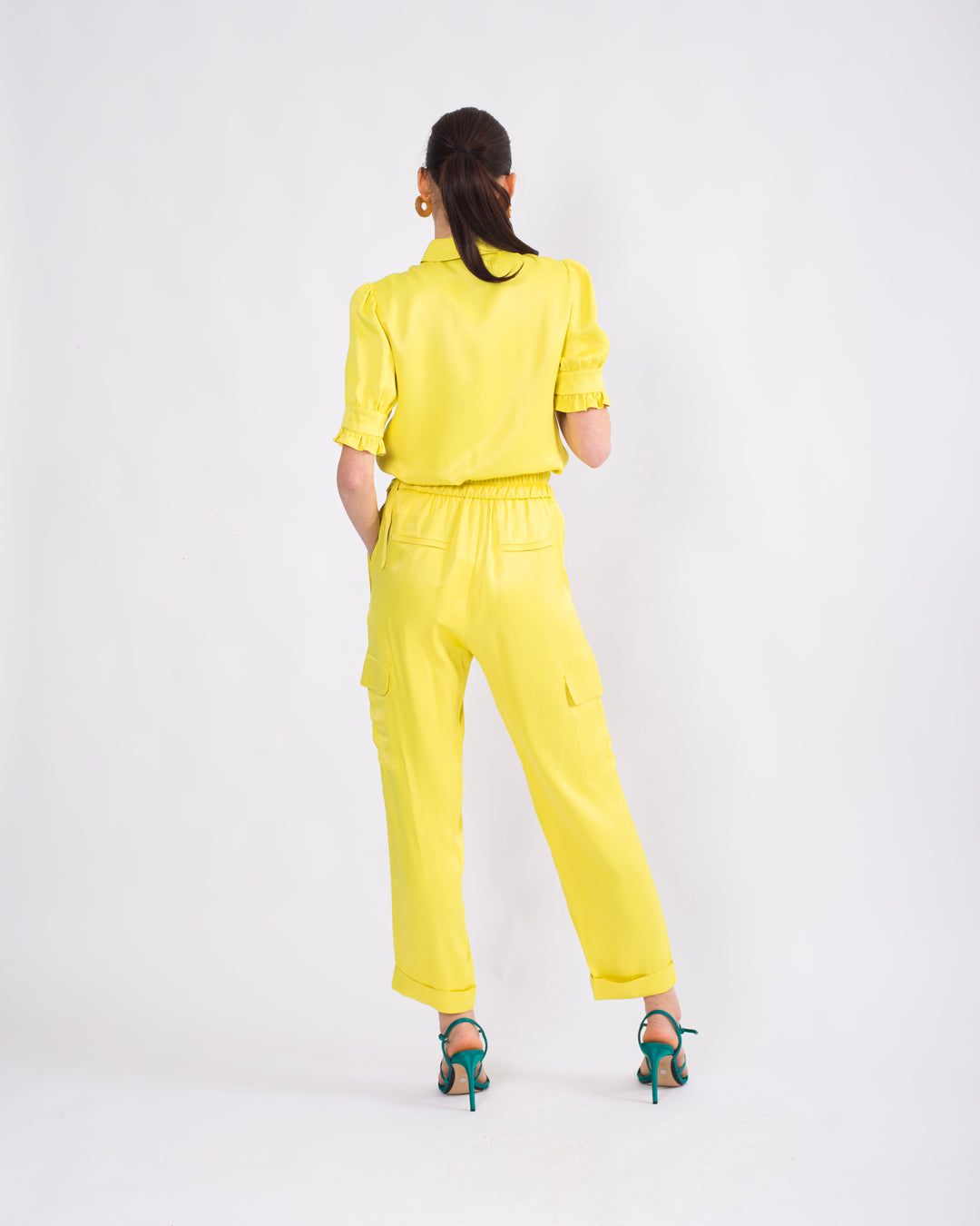 Yandan Cepli, Beli Lastikli, Duble Paça Pantolon