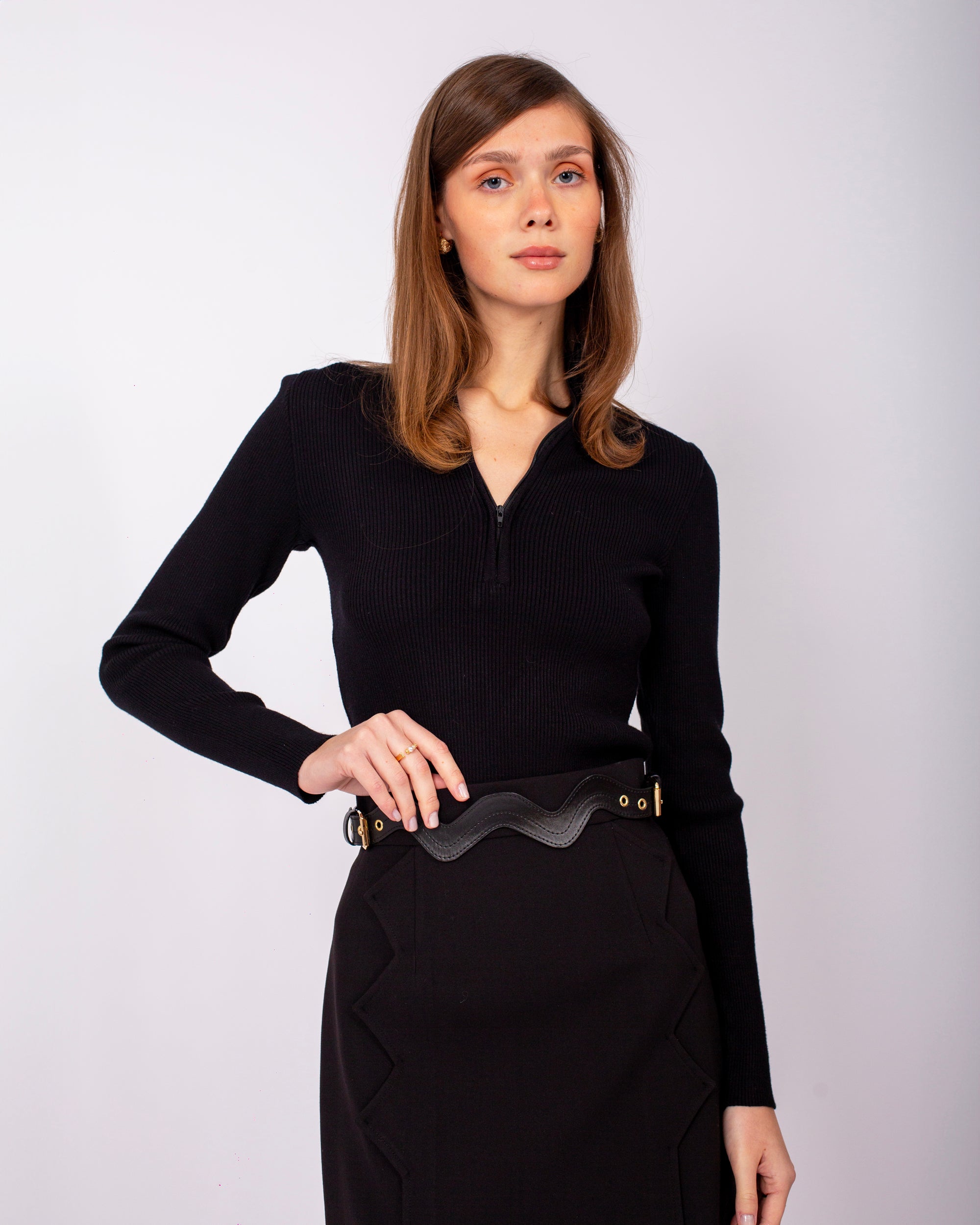 Ön ve Kemer Detaylı Etek