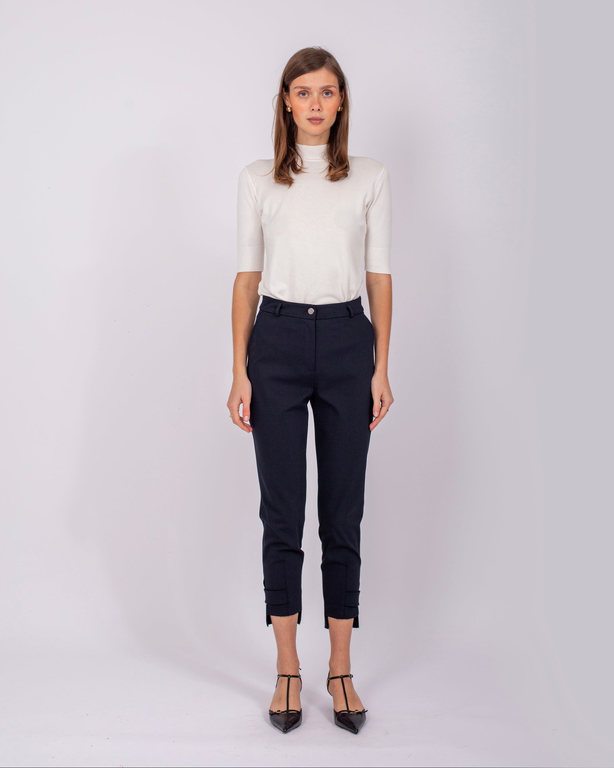 Yarım Boğaz Triko Kazak