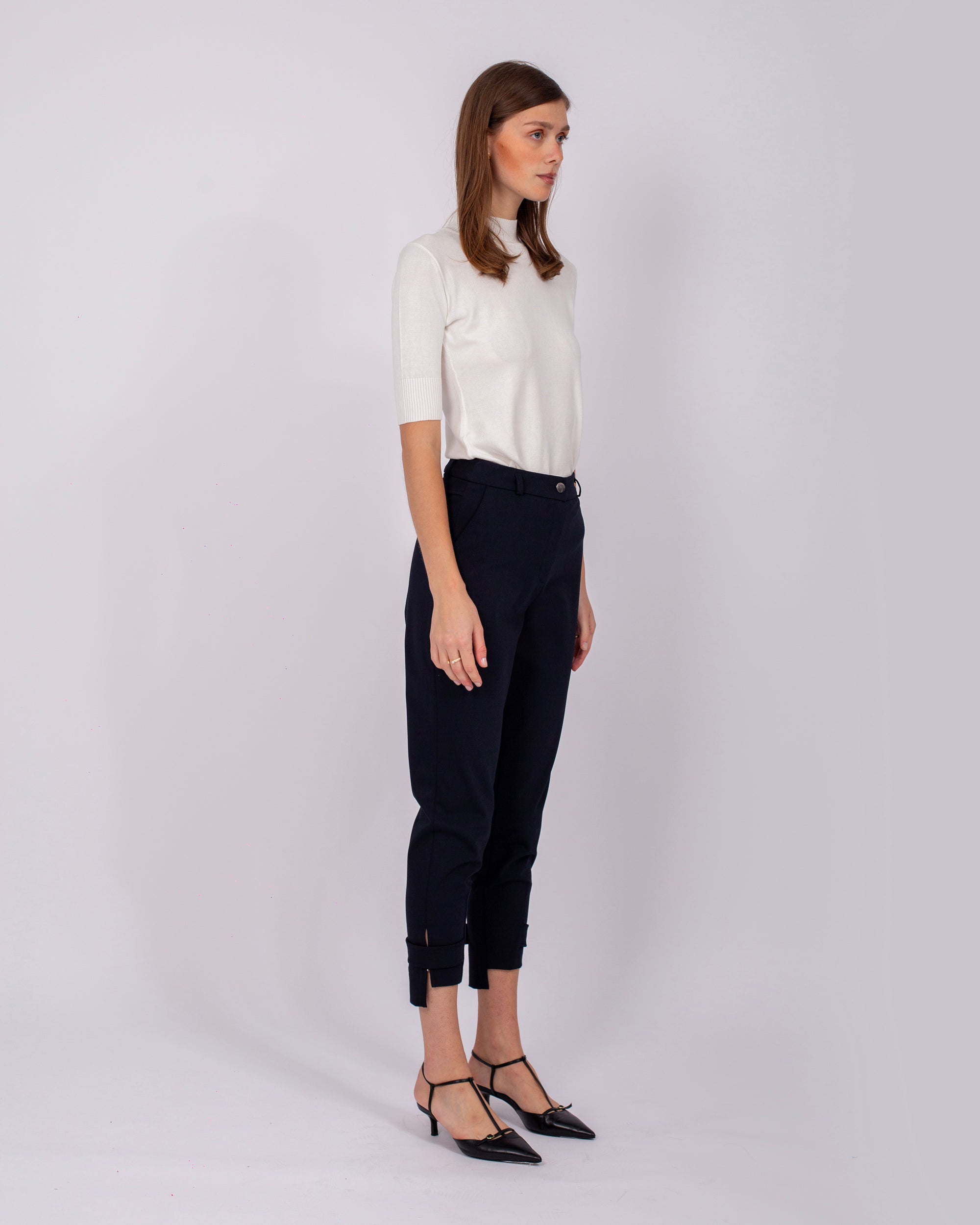 Yarım Boğaz Triko Kazak