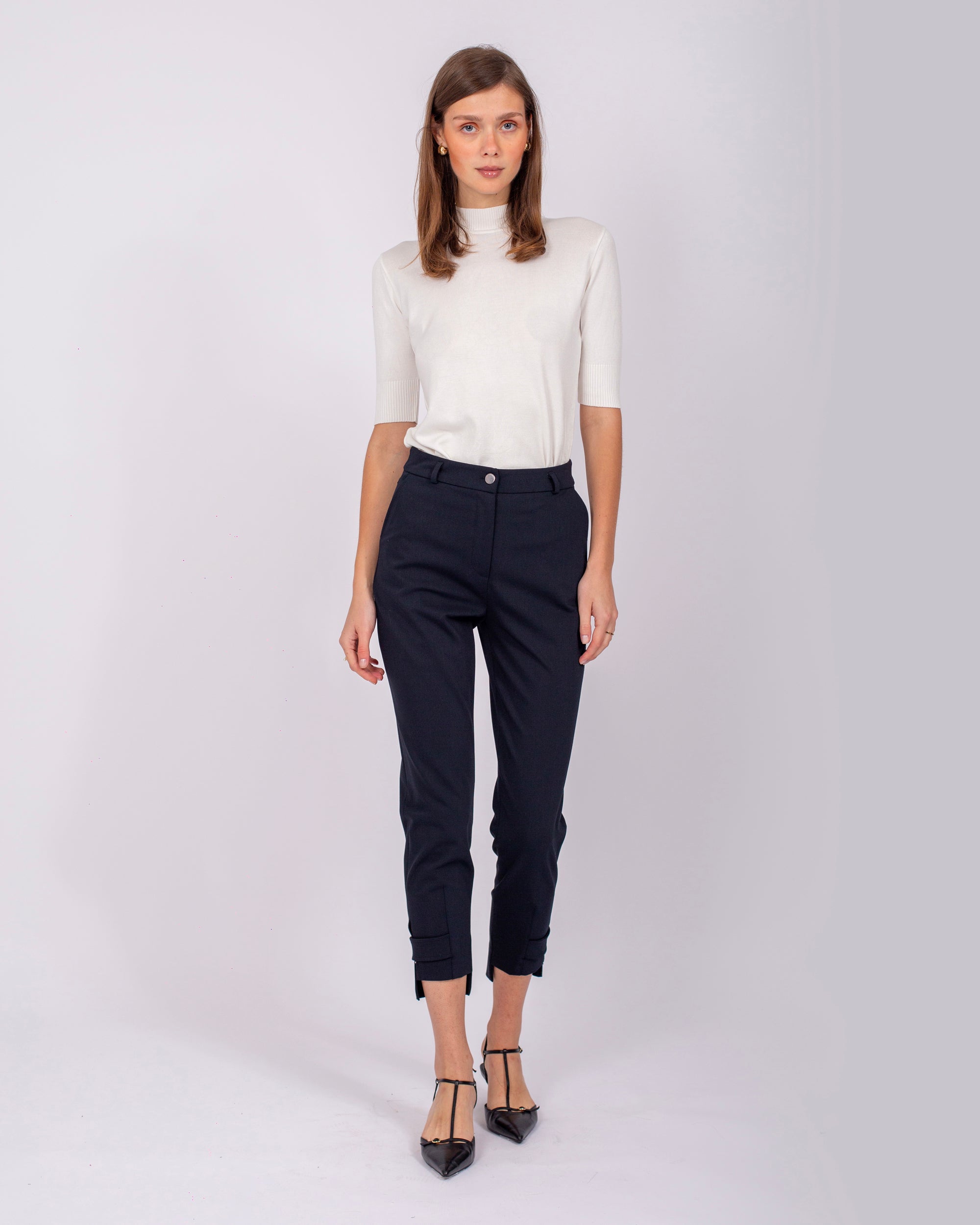 Yarım Boğaz Triko Kazak