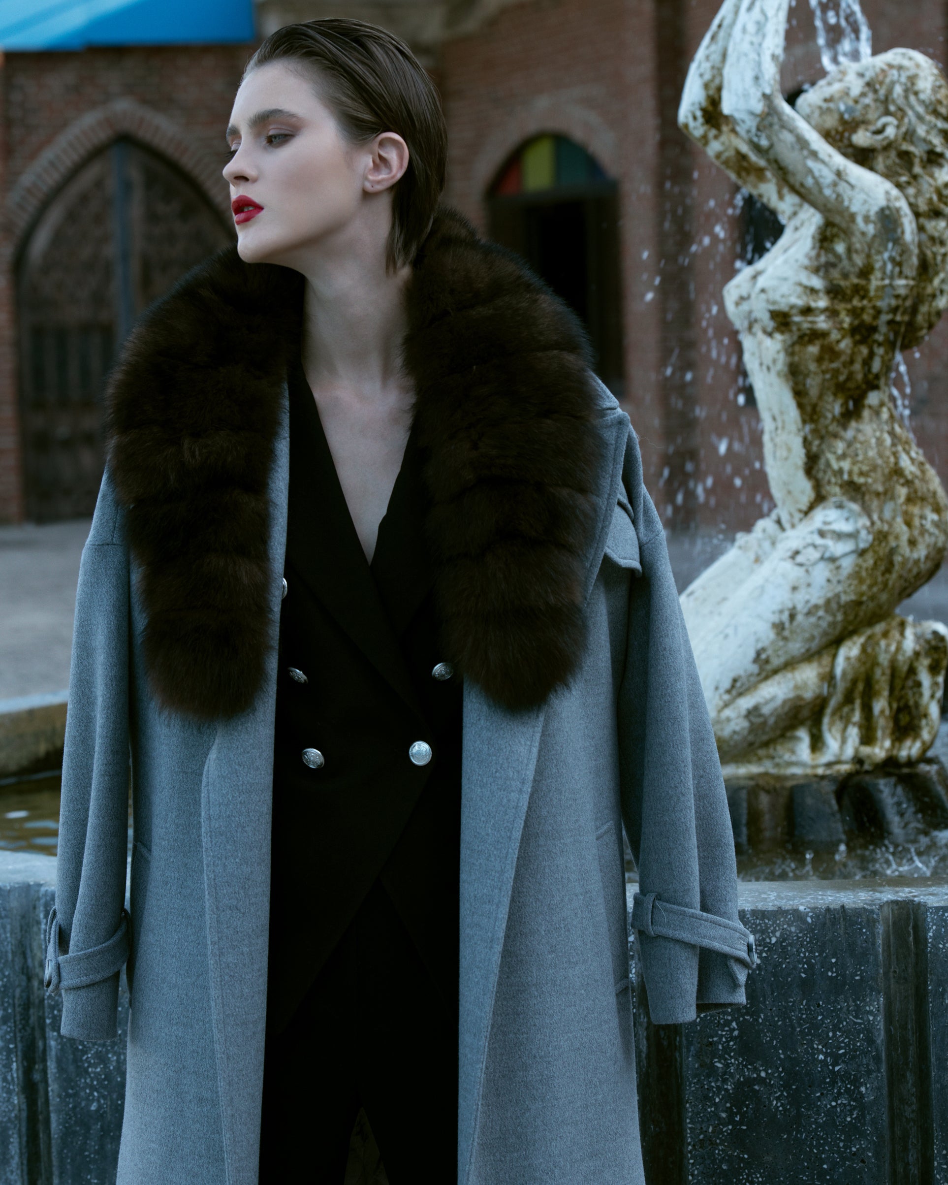 Cool Shine Kürklü Kaban