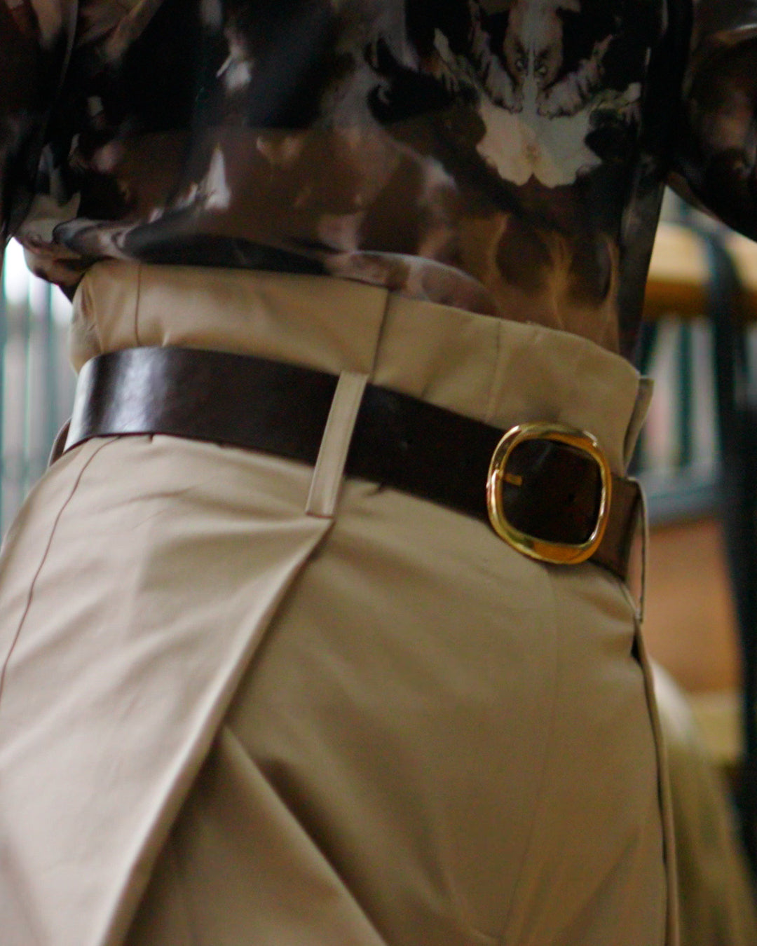 Boyundan Bağlamalı Şifon Bluz