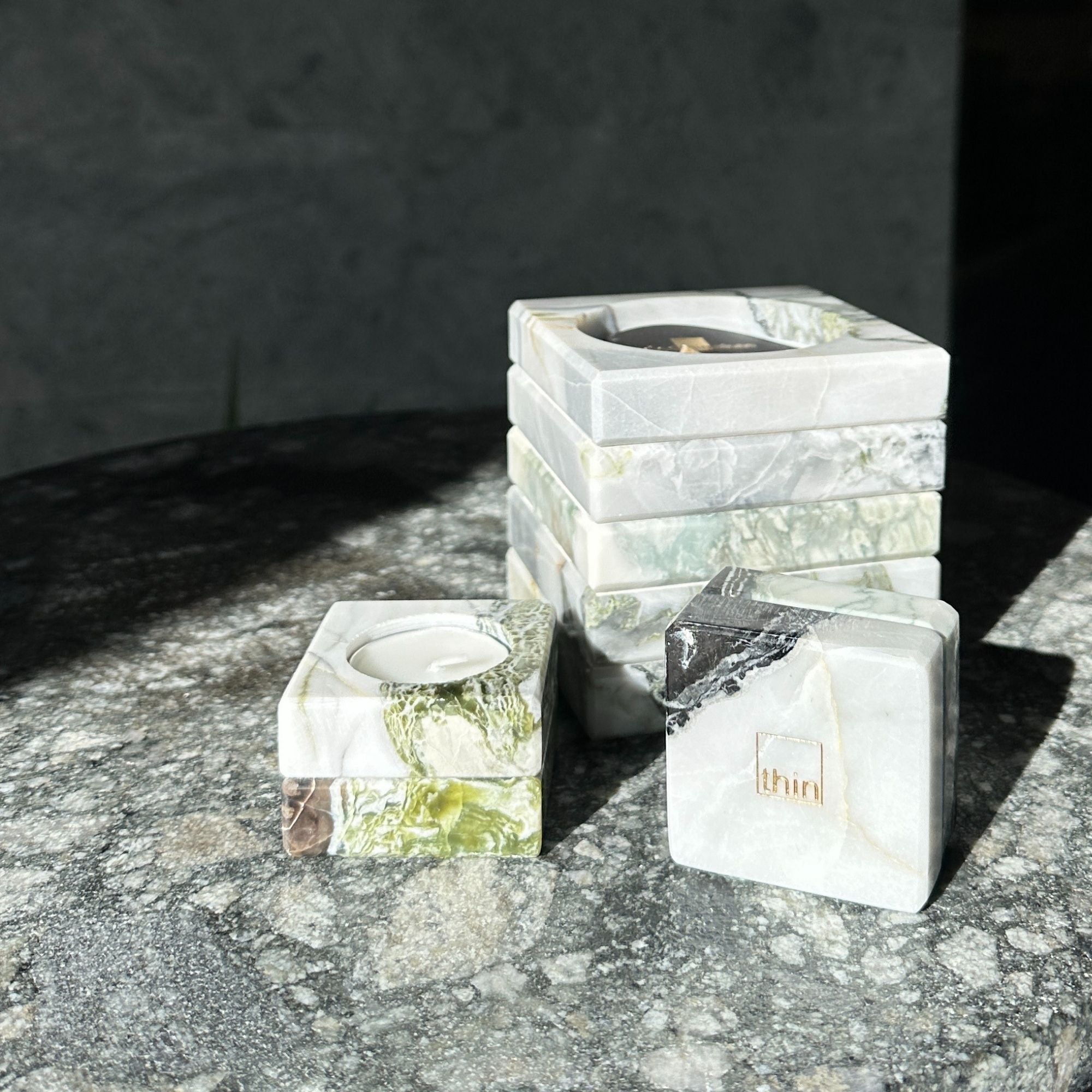 Ice Green 2'li Tealight Set