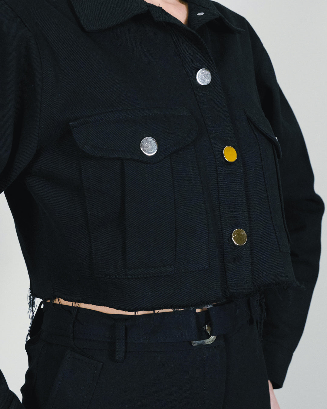 Safari Grup Krop Jean Ceket