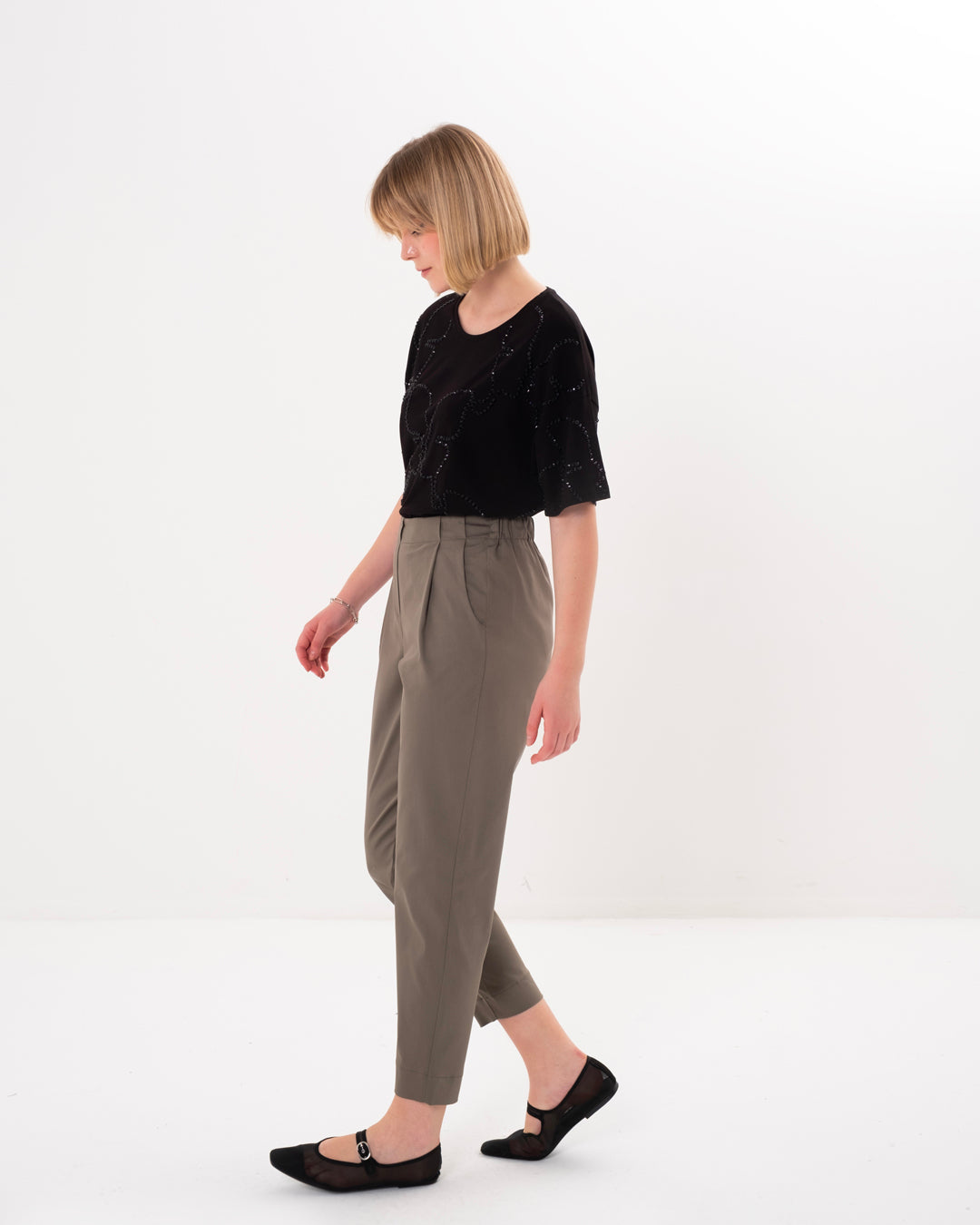 Elastic Waist Trousers