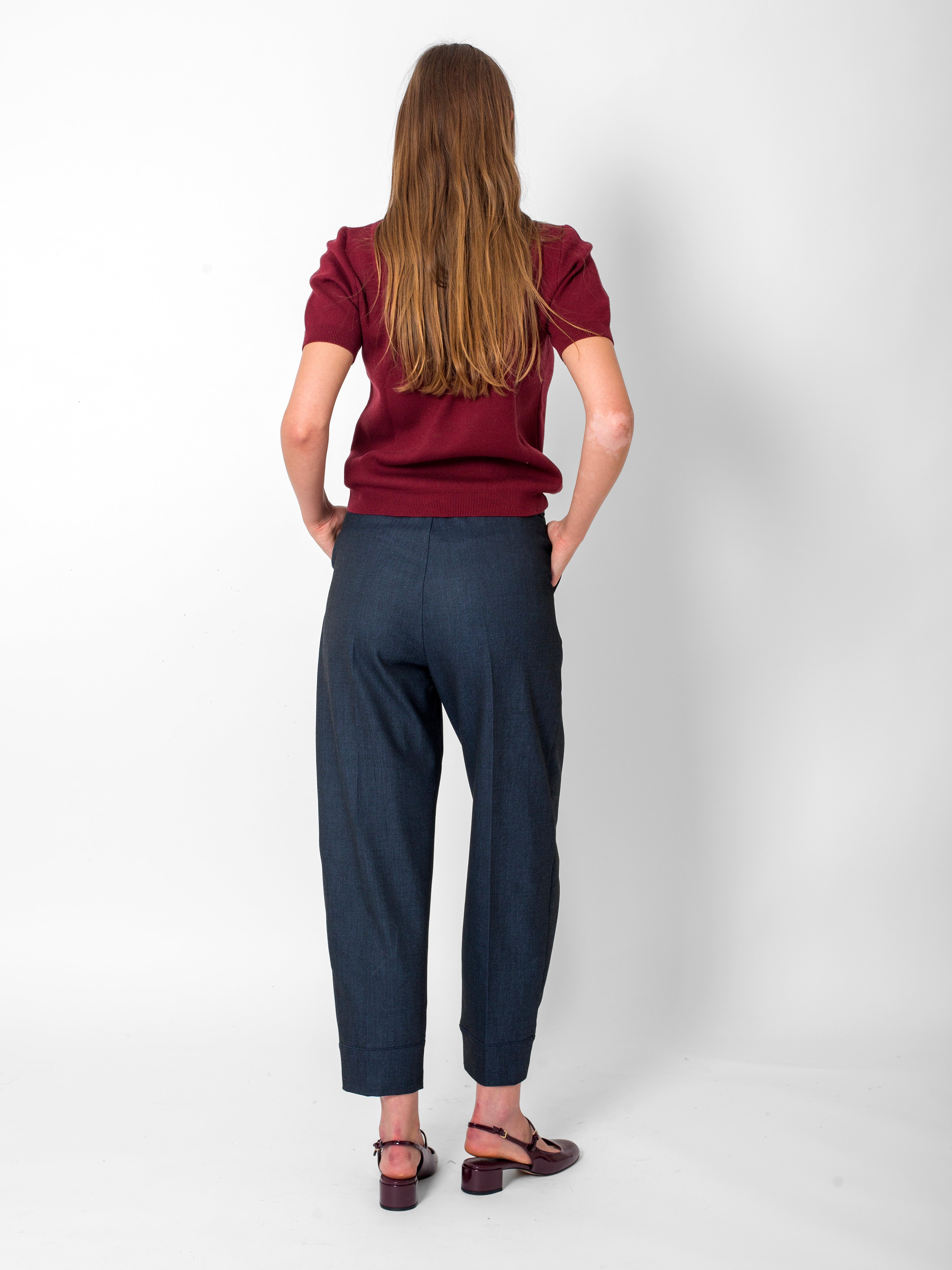 Beli Lastikli Kemerli Pantolon