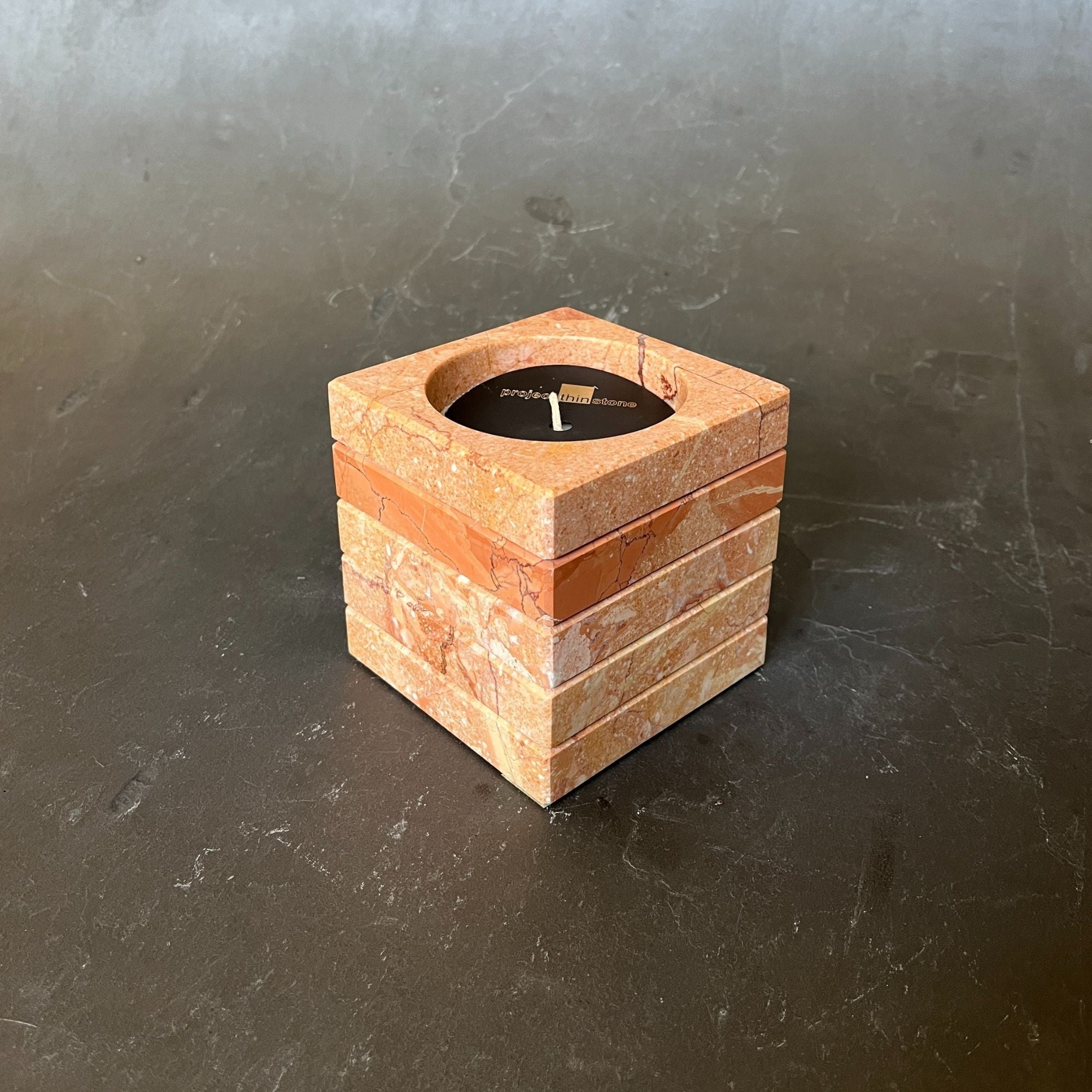 Pink Cube Candle