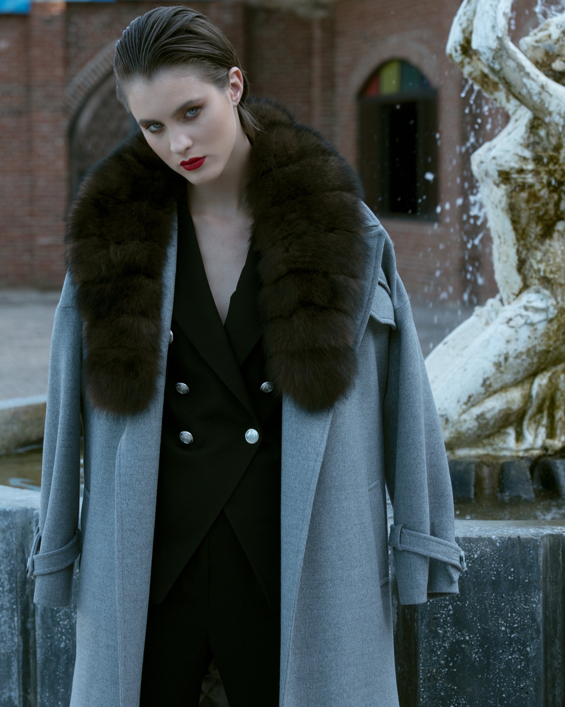Cool Shine Fur Coat