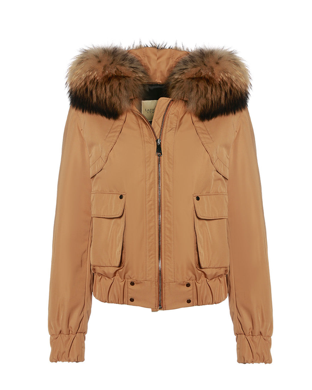 Fur Hooded Coat